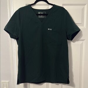 FIGS Women’s British Racing Green Scrub Top